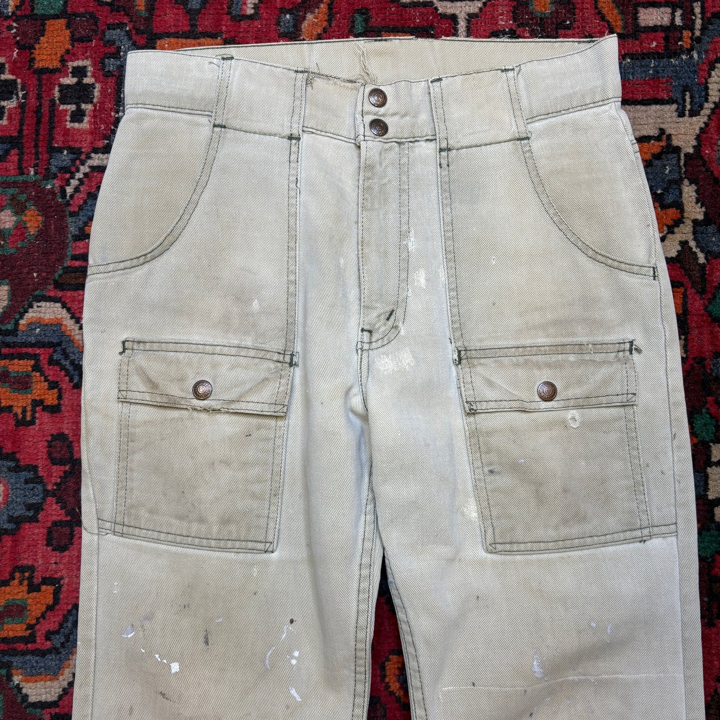 1960s Levi's Big E 'Bush Pant' Moleskin Flares