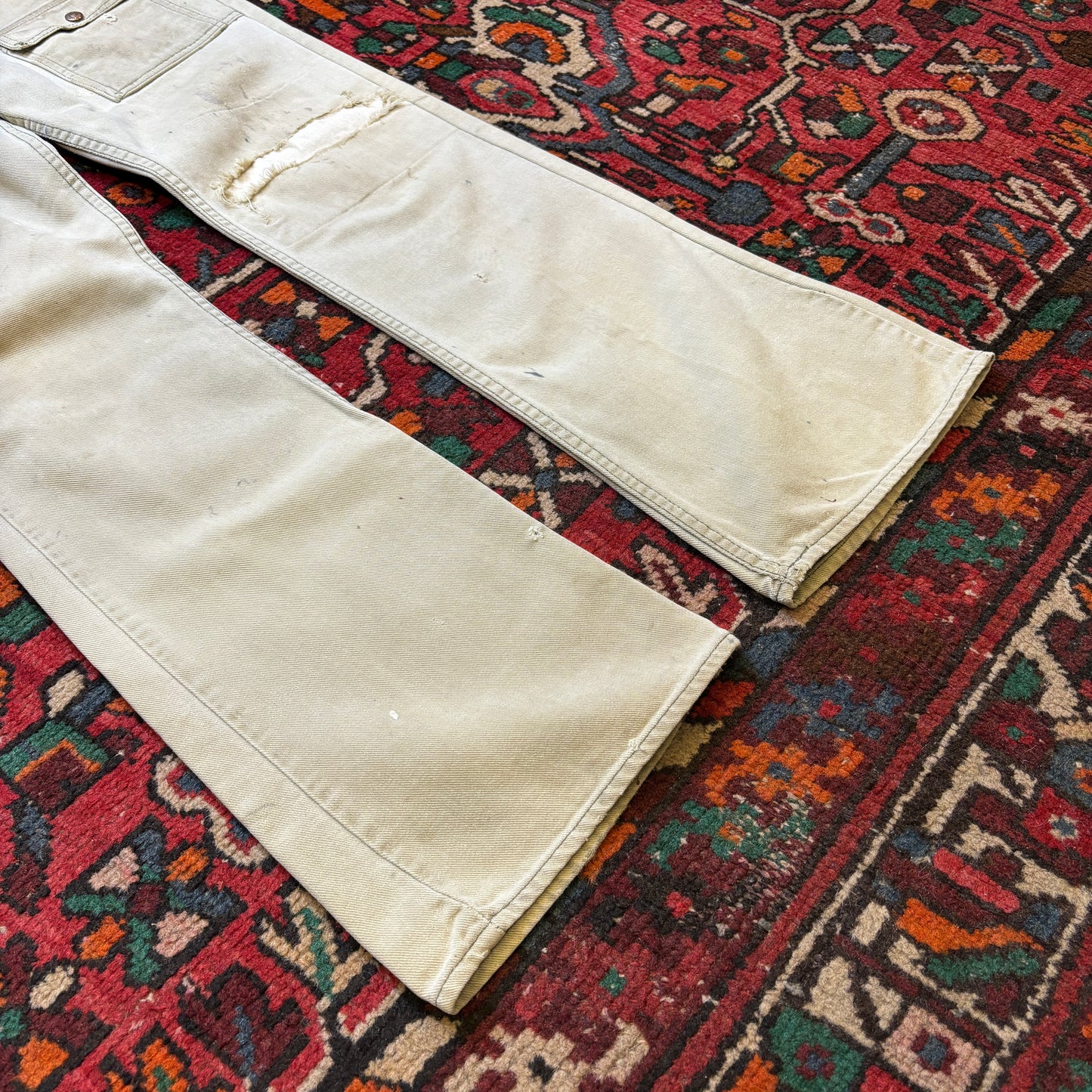 1960s Levi's Big E 'Bush Pant' Moleskin Flares