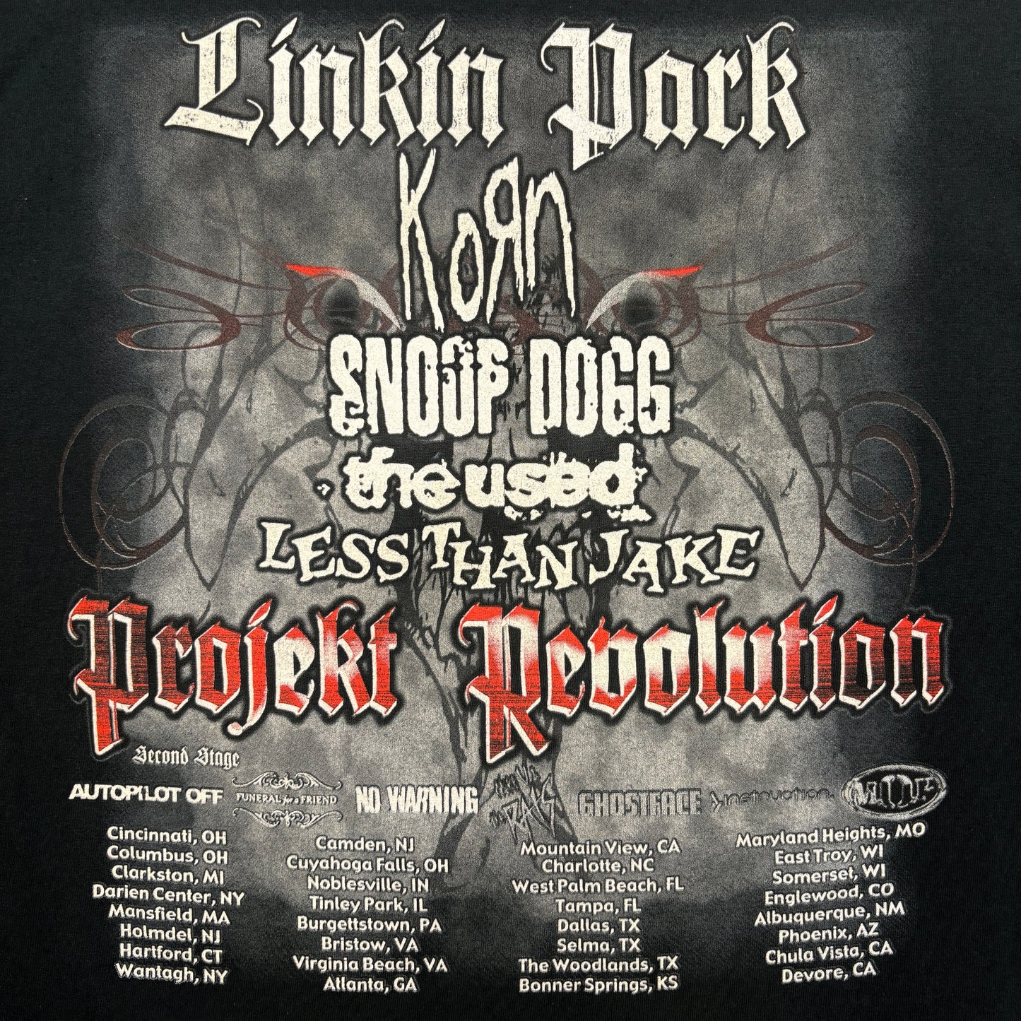 2000s Projekt Revolution Festival Tee