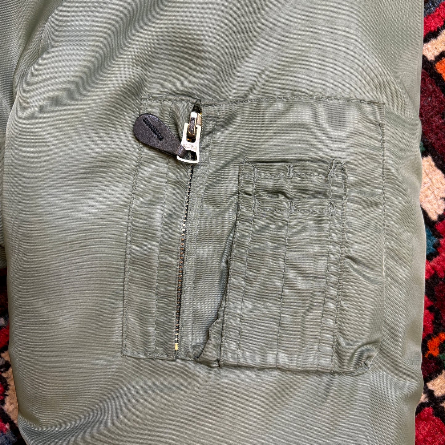 1990s Alpha Industries 45/P Bomber Jacket Reproduction