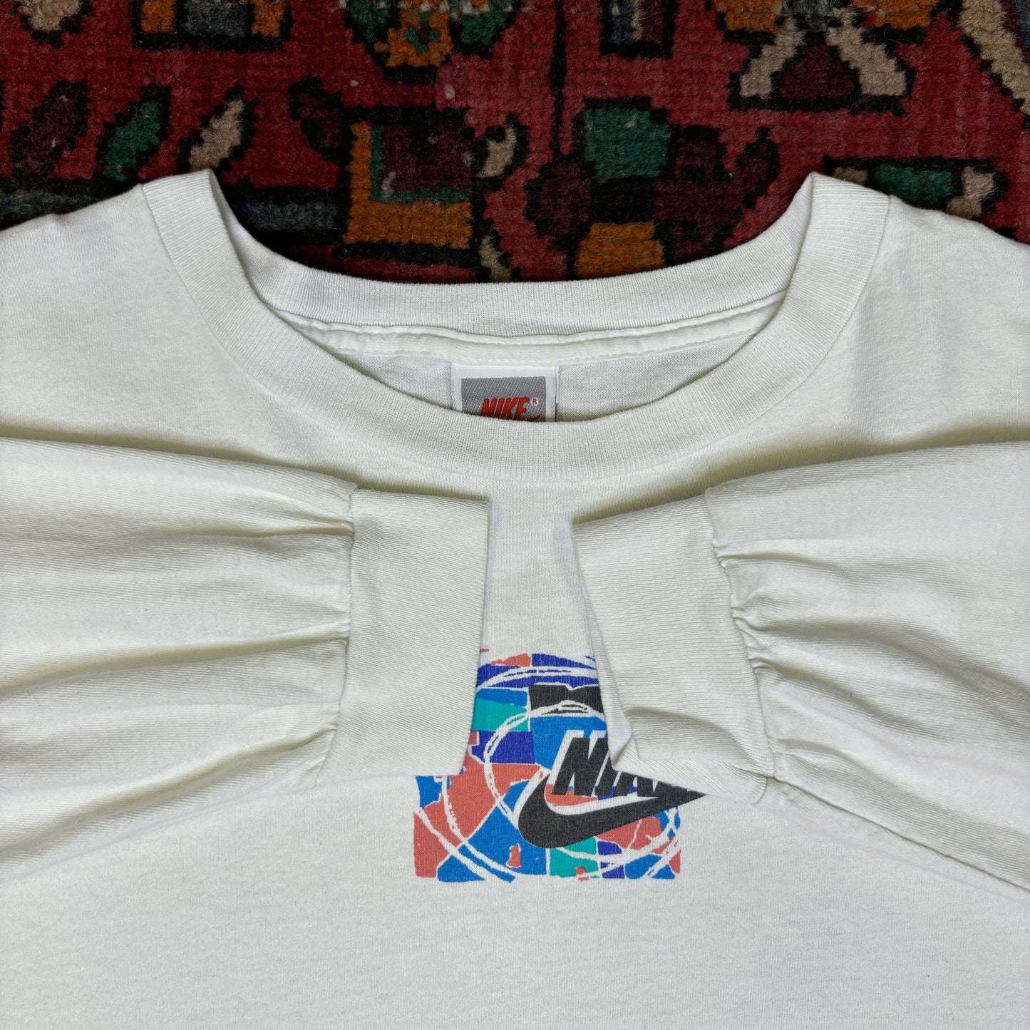 1990s Nike Abstract Graphic Long Sleeve Shirt