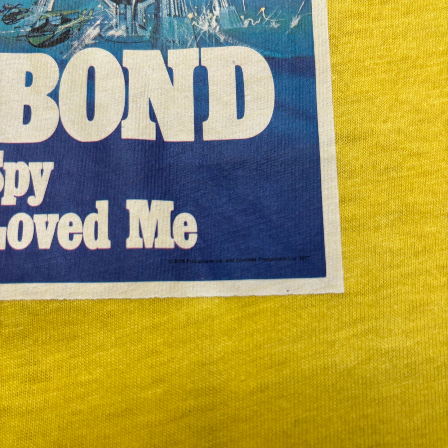 1977 James Bond Movie Promo Tee