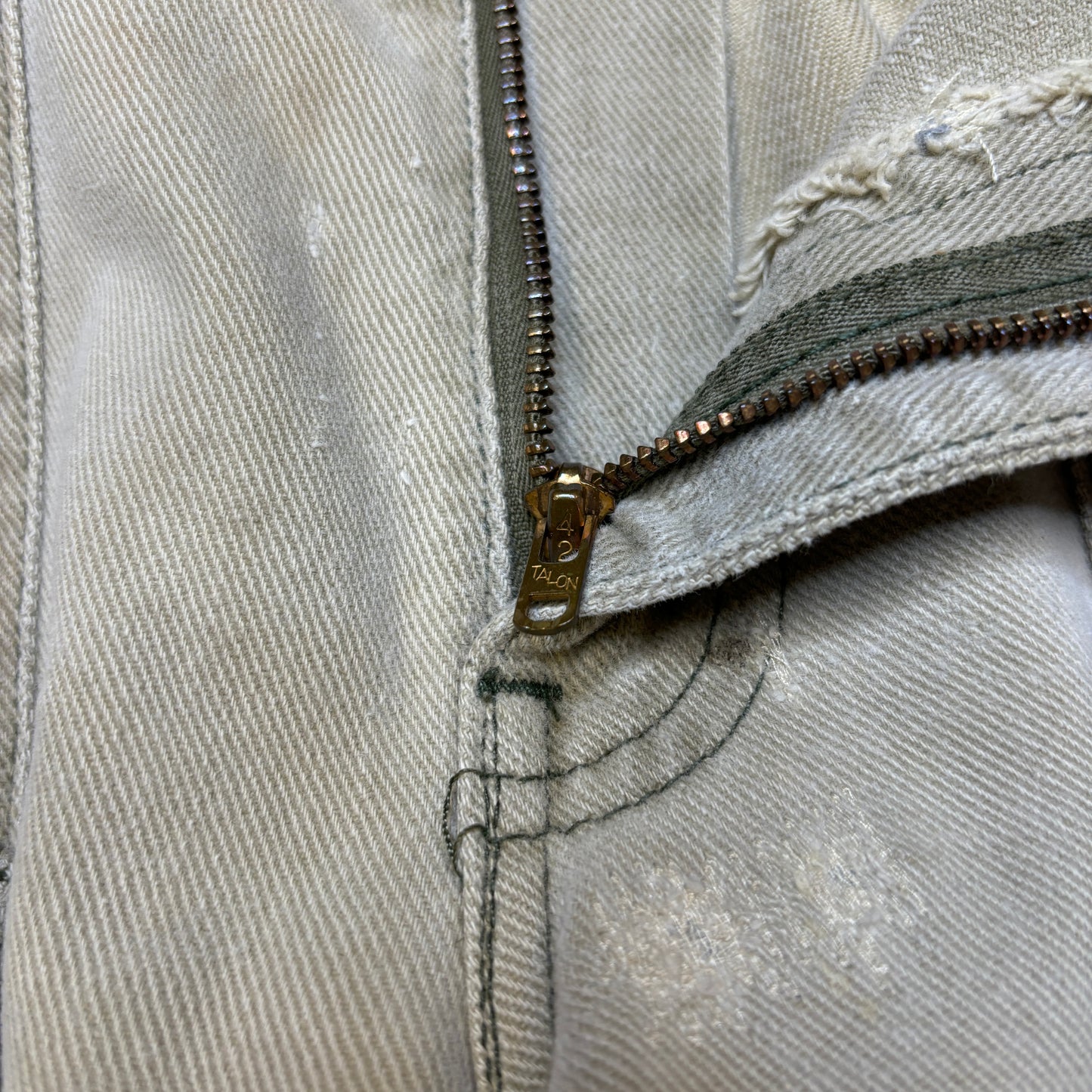 1960s Levi's Big E 'Bush Pant' Moleskin Flares