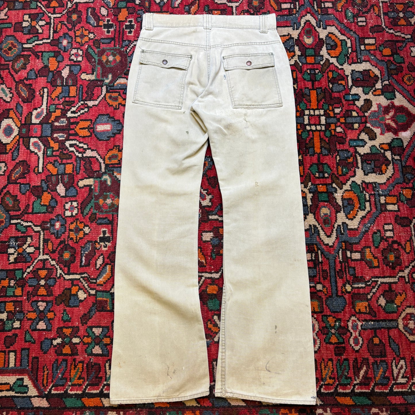 1960s Levi's Big E 'Bush Pant' Moleskin Flares