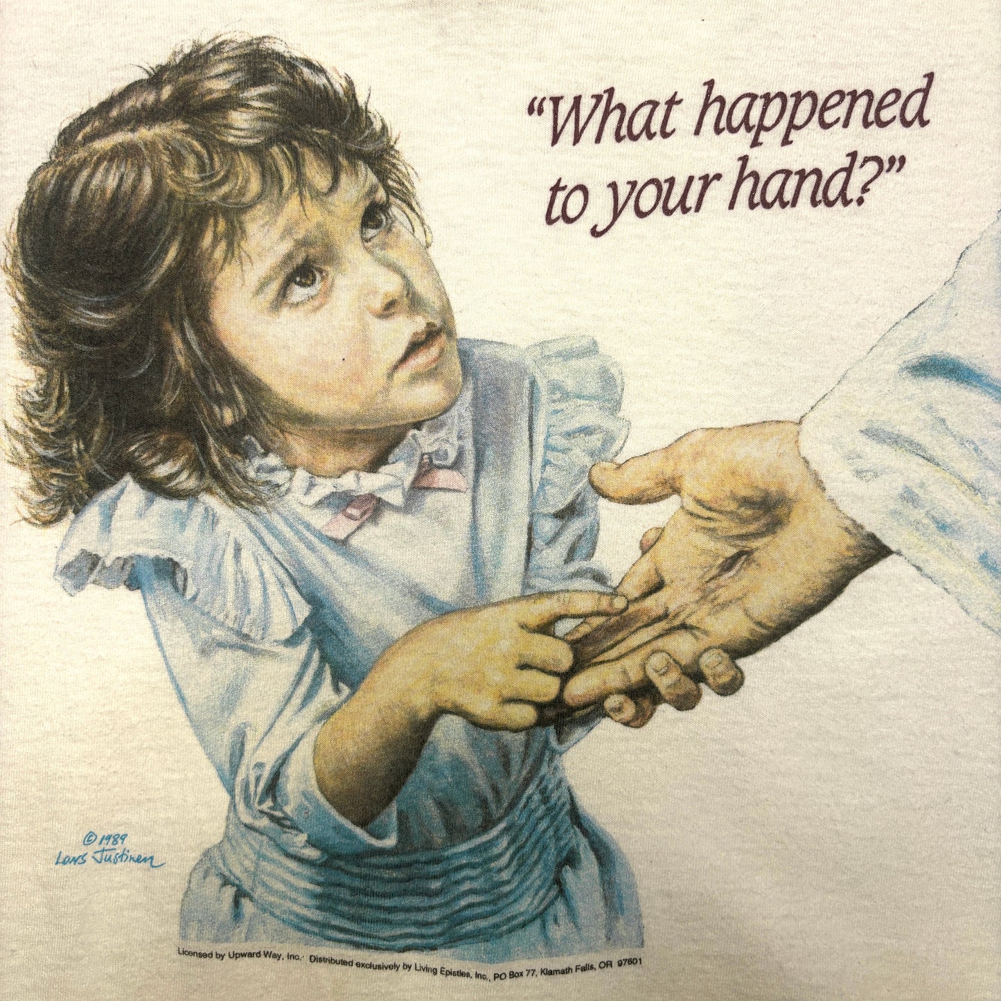 1980s 'Jesus Hand' Religious Graphic Tee