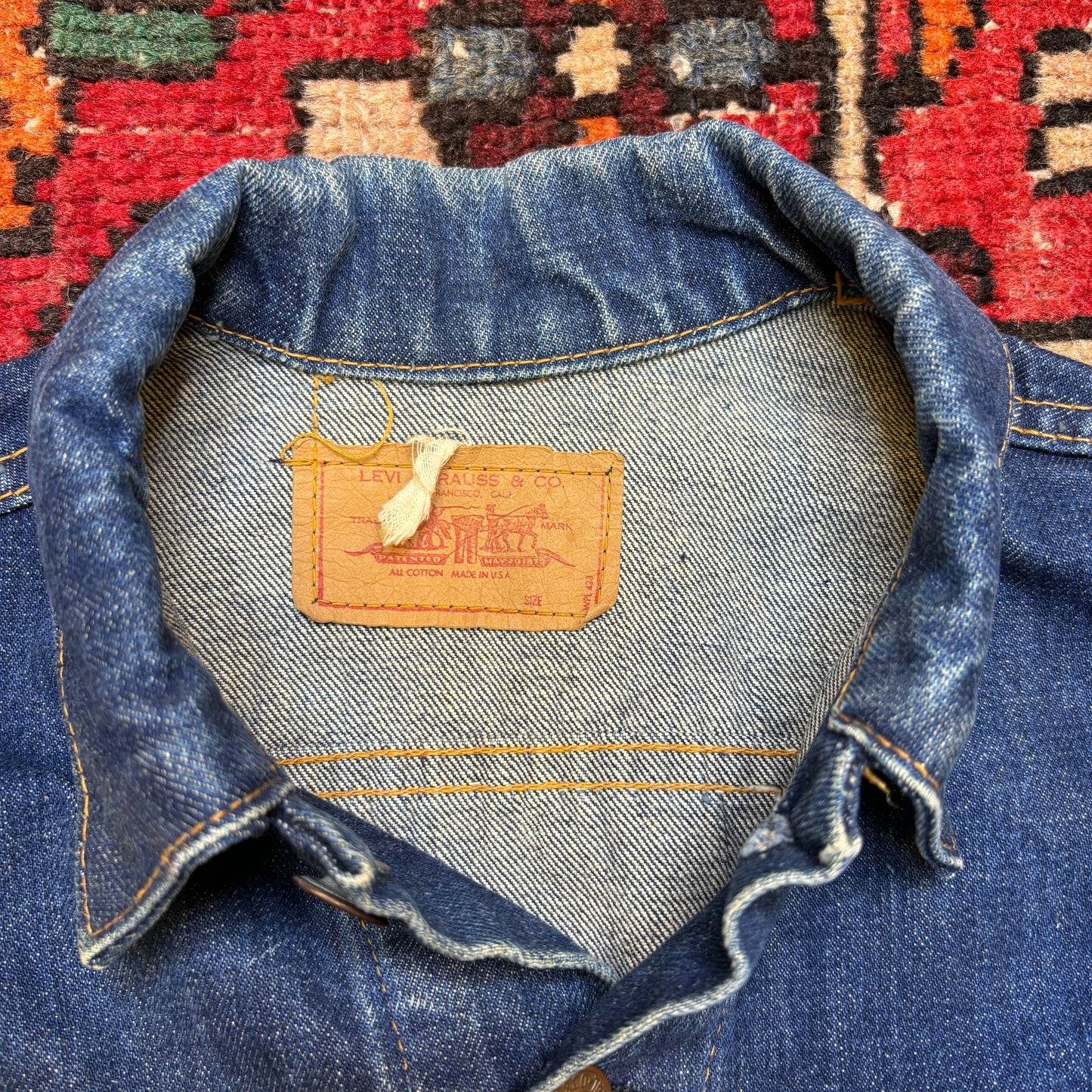 1960s Levi's Type 3 Big E Denim Trucker Jacket