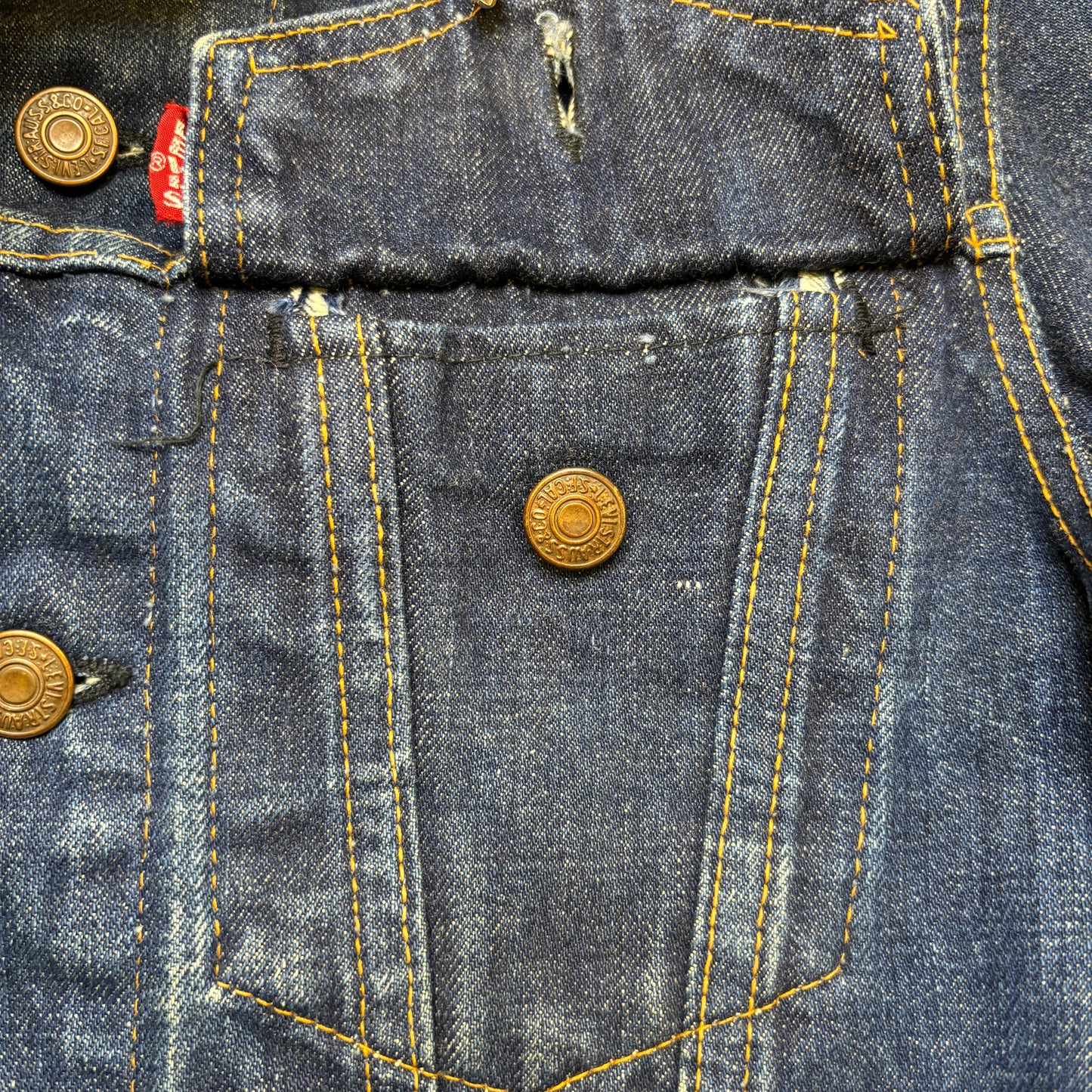 1960s Levi's Type 3 Big E Denim Trucker Jacket