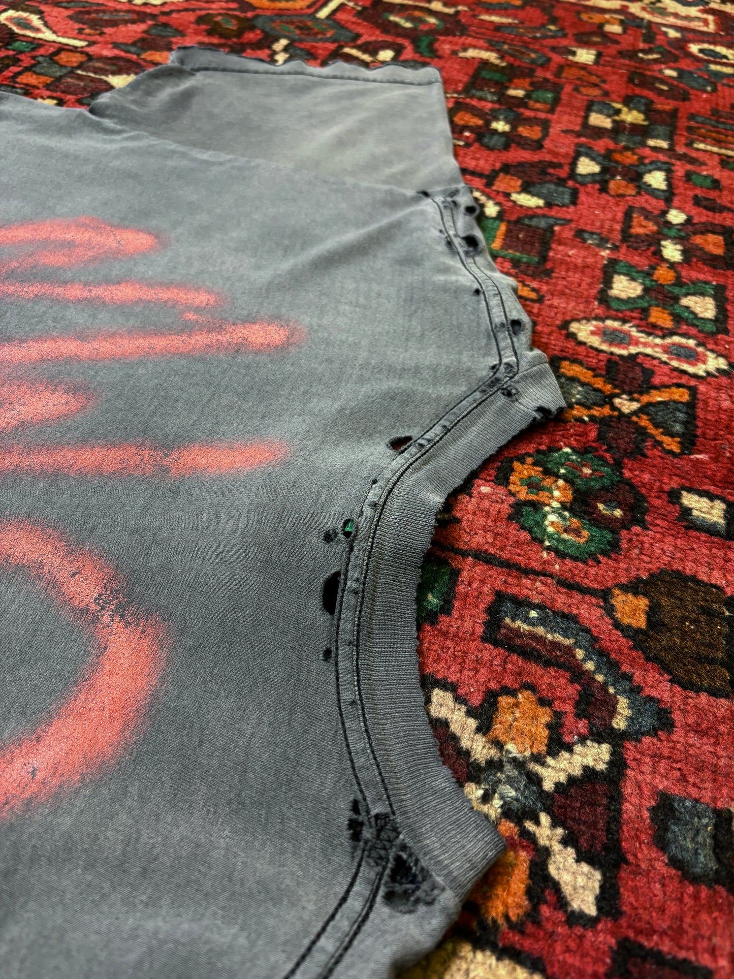 1990s NWO 'Goldberg Belt' Thrashed Tee
