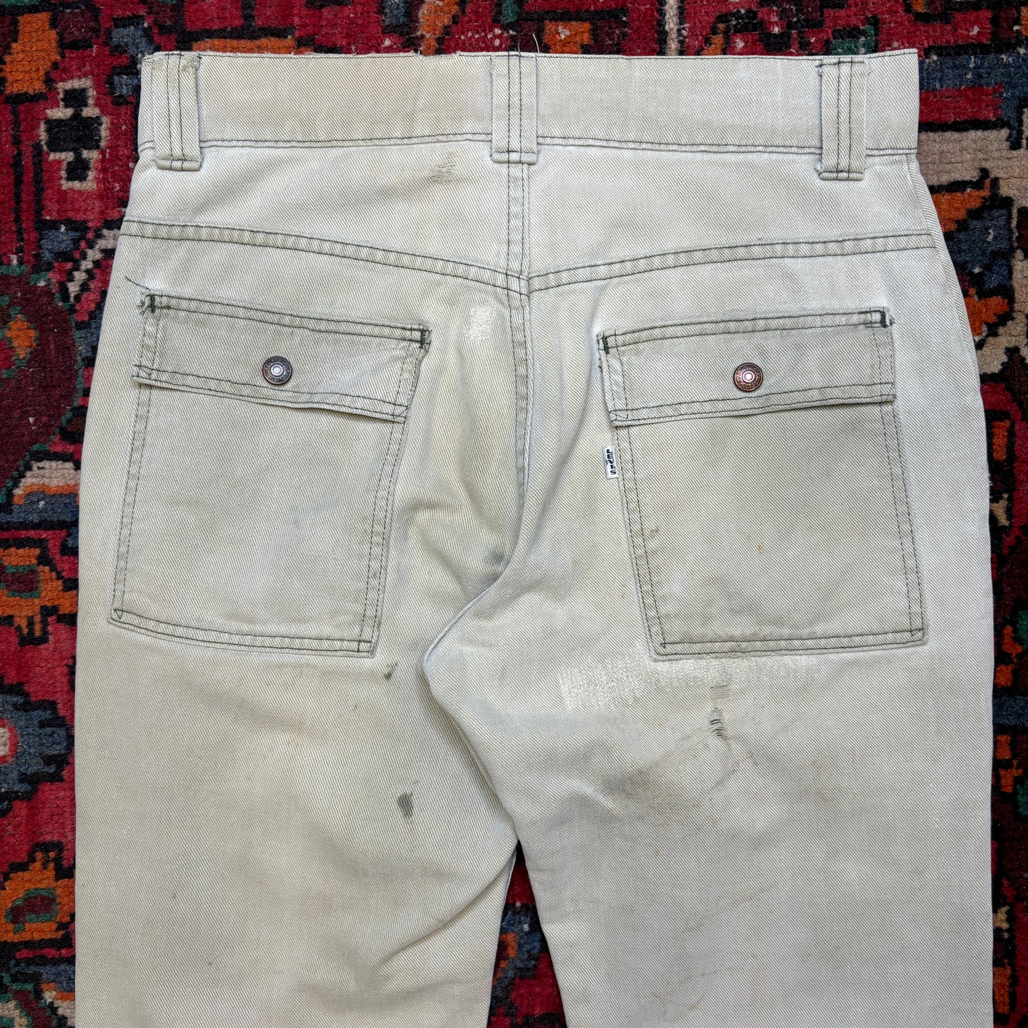 1960s Levi's Big E 'Bush Pant' Moleskin Flares