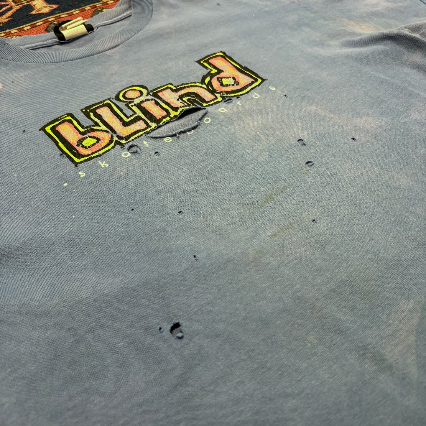 1990s Blind Skateboards Distressed Tee