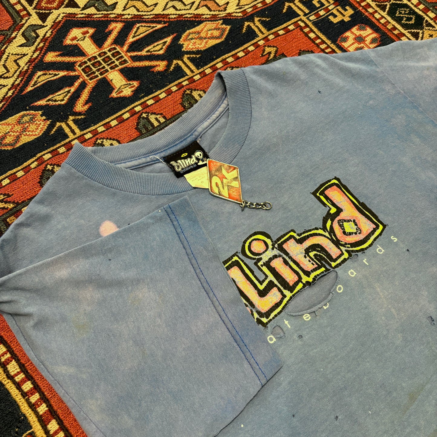 1990s Blind Skateboards Distressed Tee