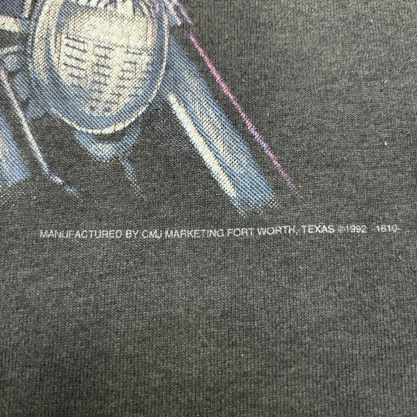 1990s 'Bad to the Bone' Biker Tee