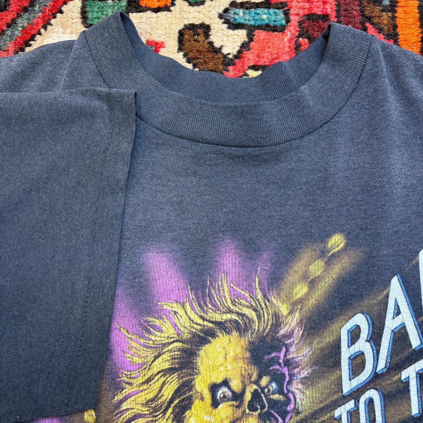 1990s 'Bad to the Bone' Biker Tee