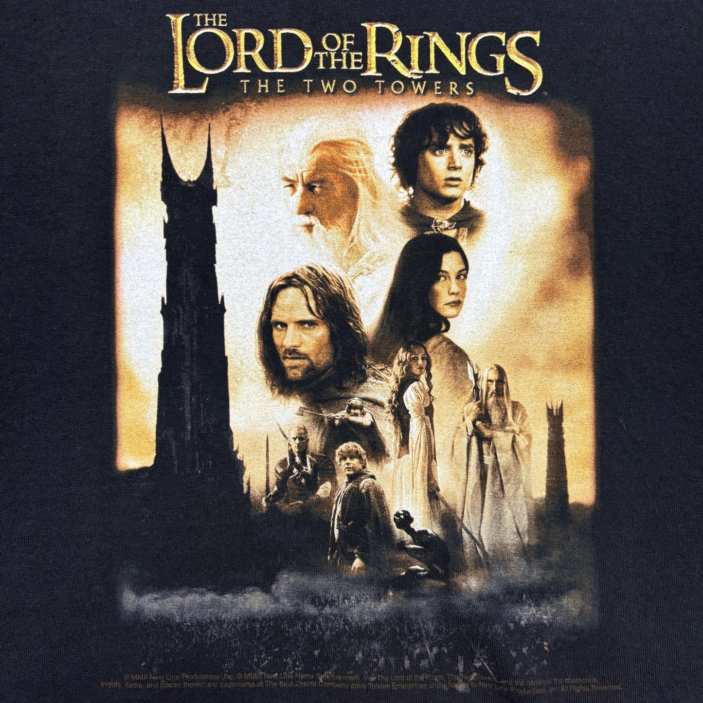 2000s Lord of the Rings Movie Promo Tee