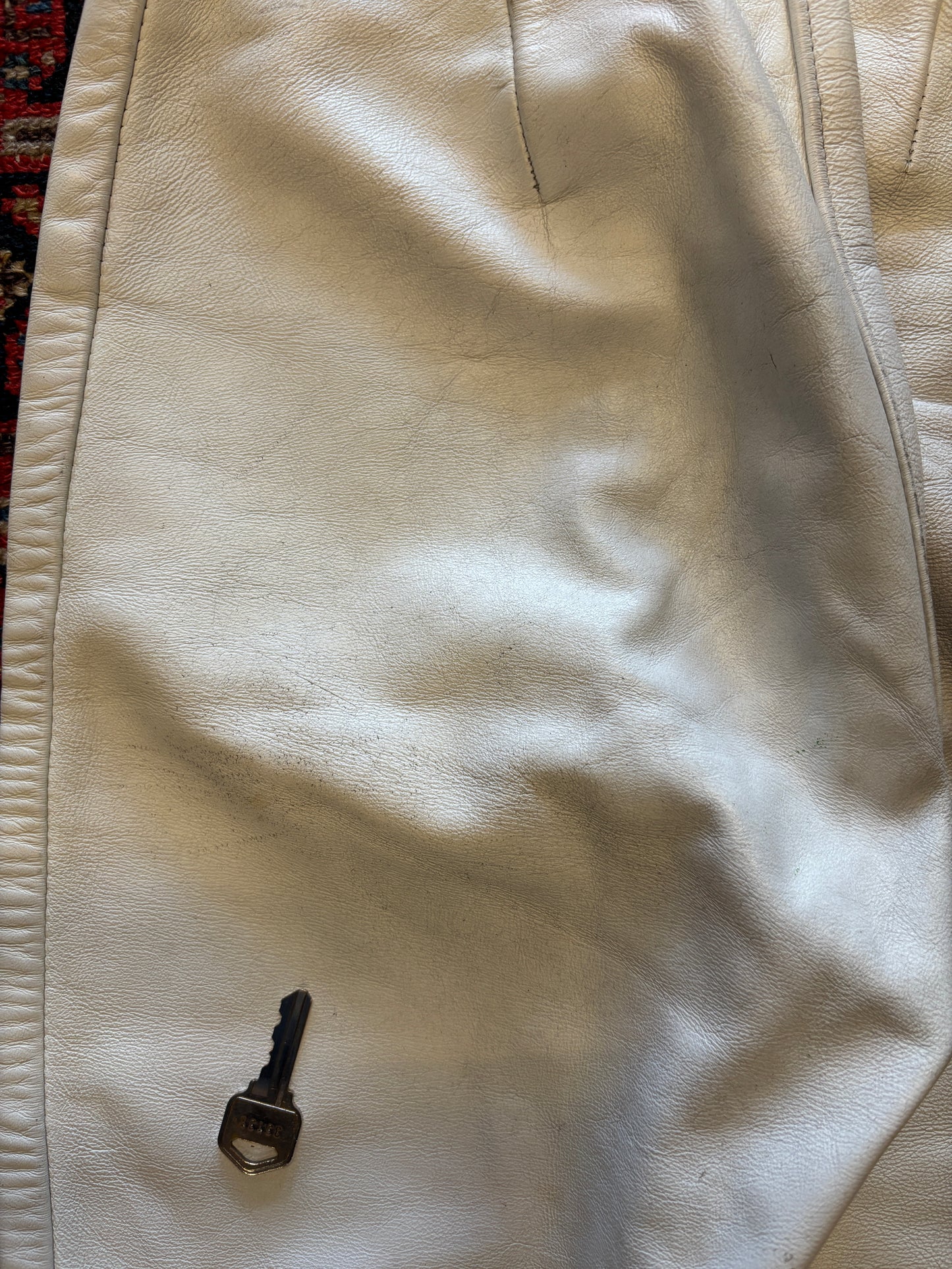 1980s Agatha Leather Moto Riding Pants