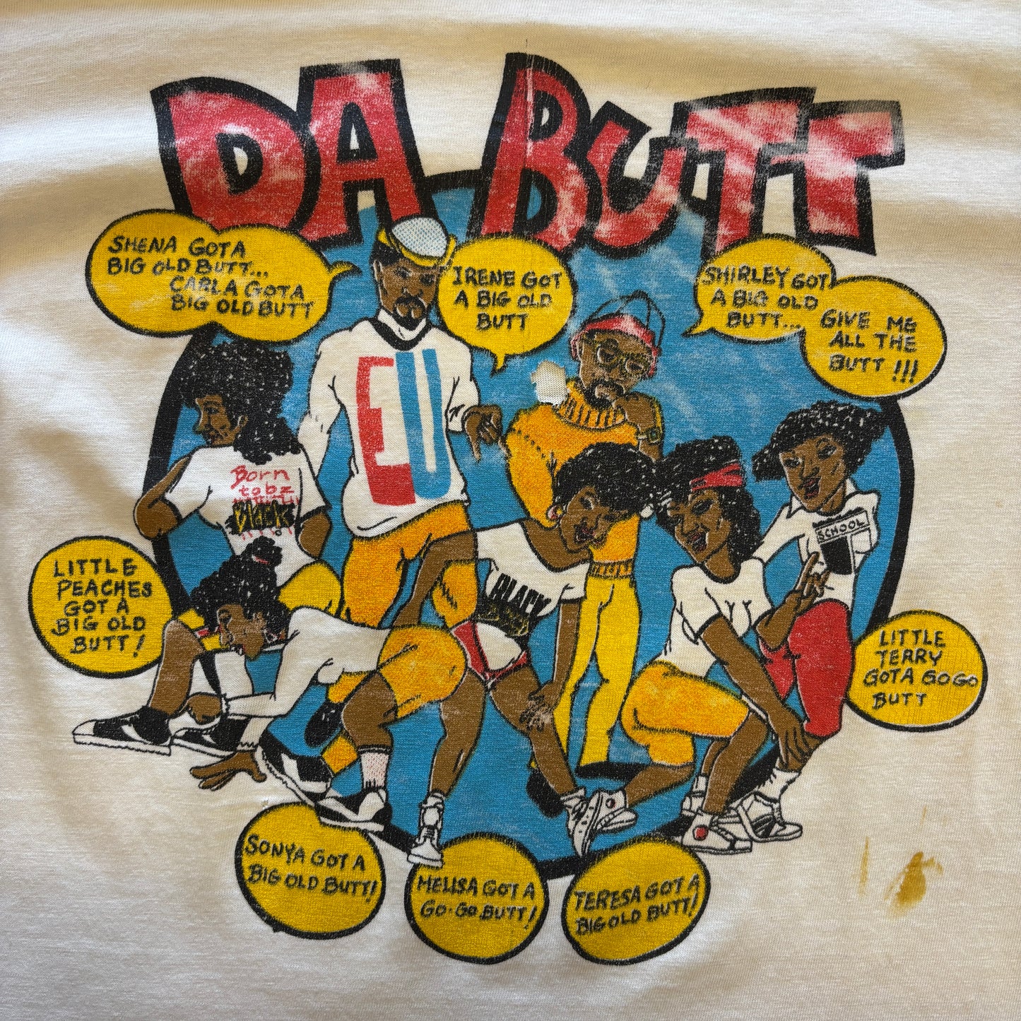 1990s Da Butt Thrashed Comedy Tee