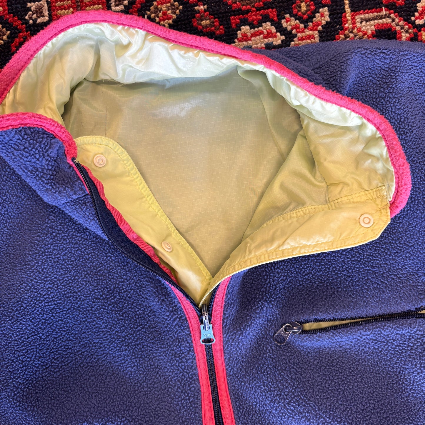 1990s Patagonia Reversible Fleece Soft Shell Jacket