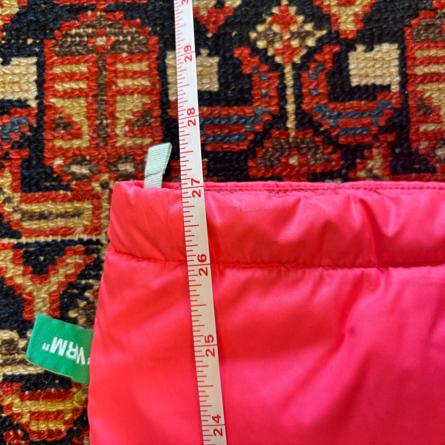 Off-White Neon Pink Down Insulated Puffer Jacket