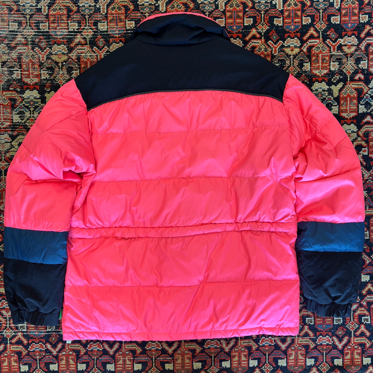 Off-White Neon Pink Down Insulated Puffer Jacket