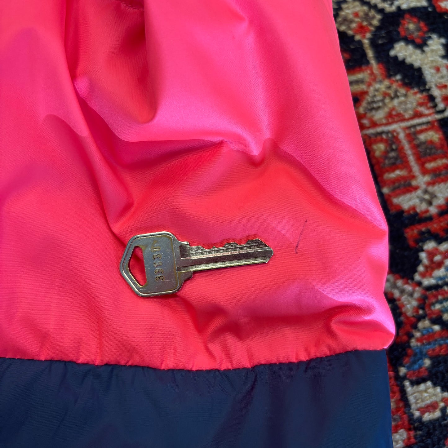 Off-White Neon Pink Down Insulated Puffer Jacket