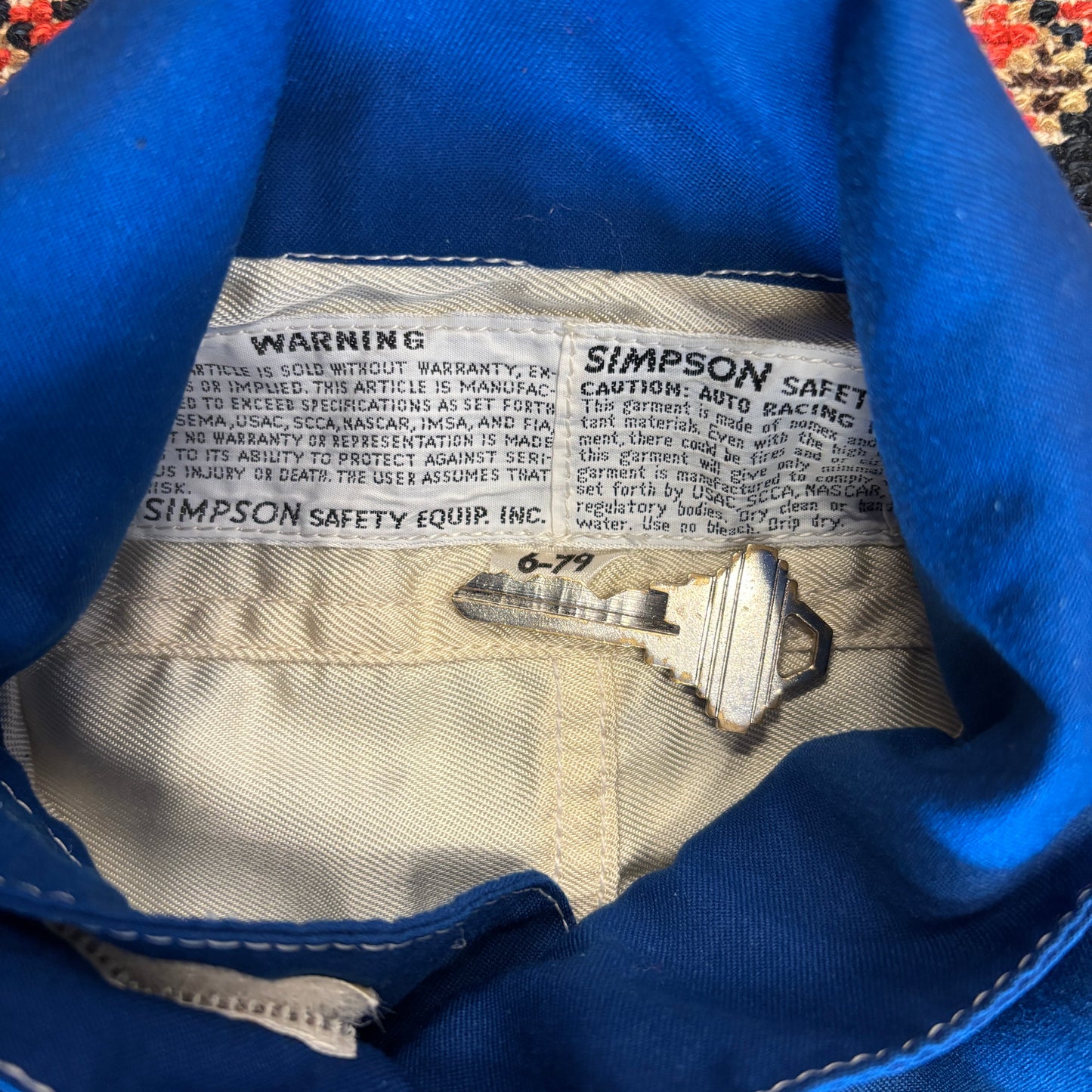1960s Simpson Racing Customized Coveralls
