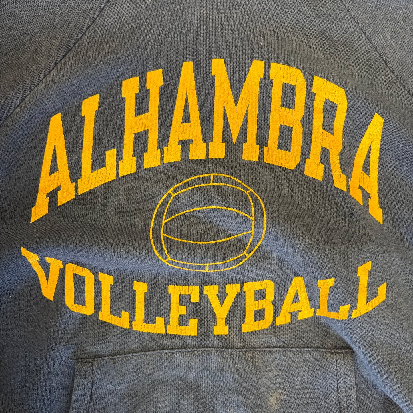 1980s Champion Alhambra Volleyball Raglan Hoodie