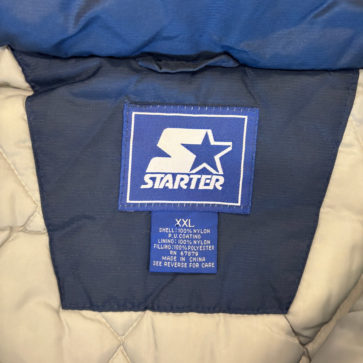 1990s Georgetown Starter Puffer Jacket
