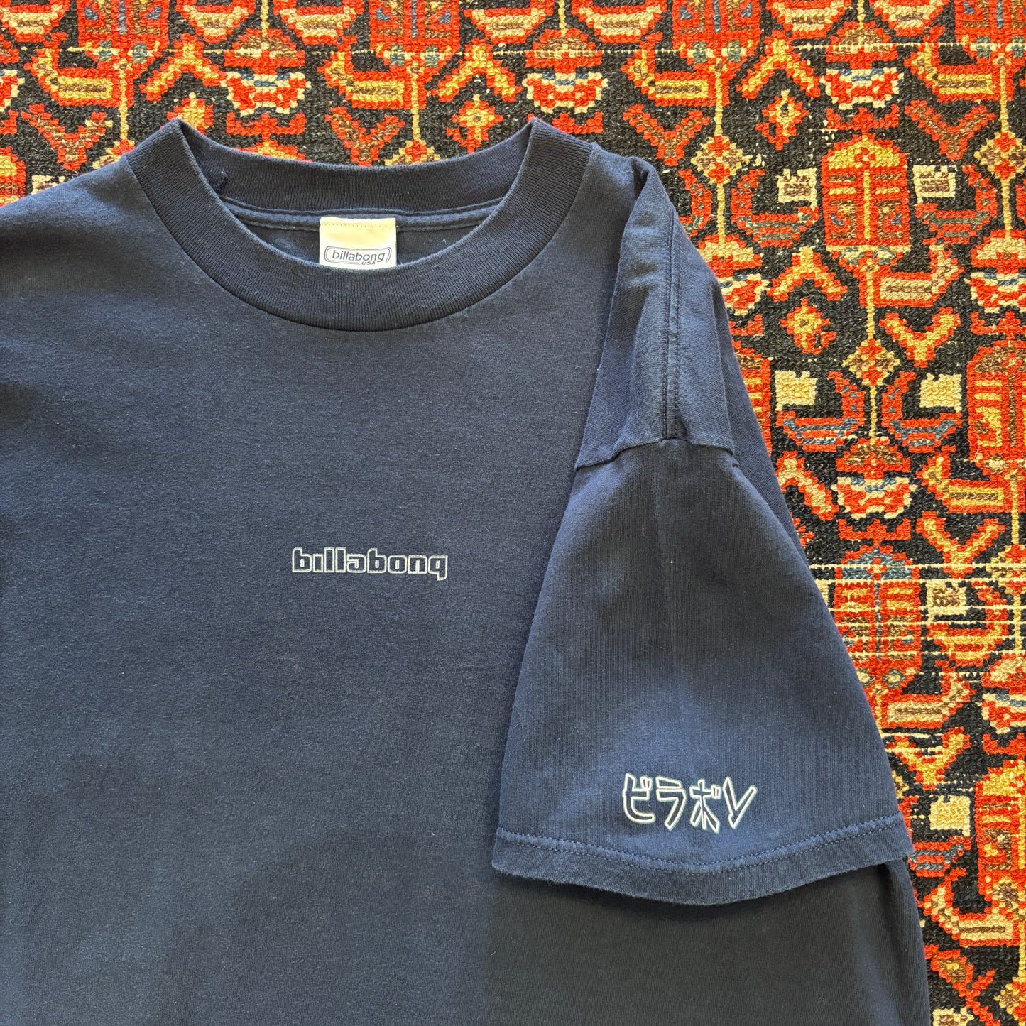 1990s Vintage Billabong Dragon Motif Graphic Tee