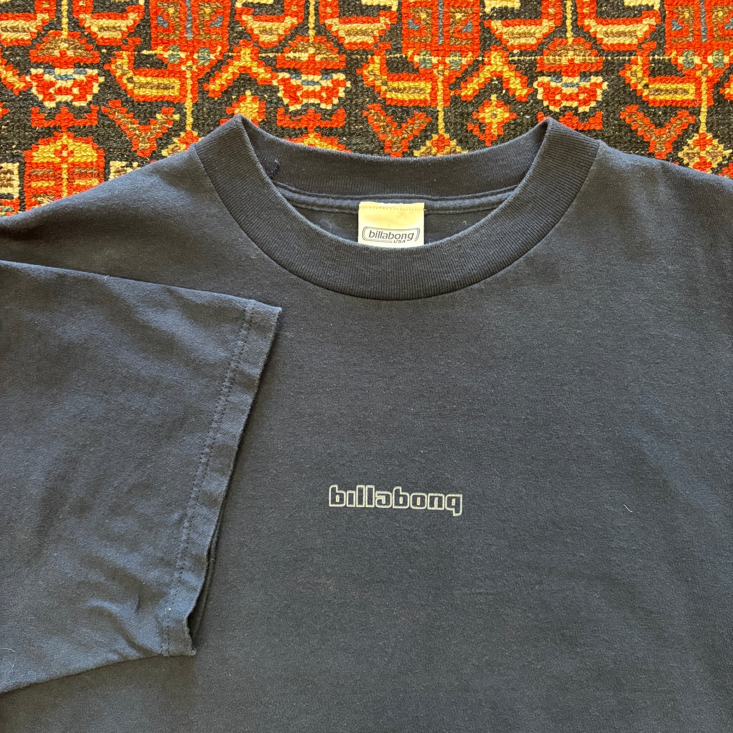 1990s Vintage Billabong Dragon Motif Graphic Tee