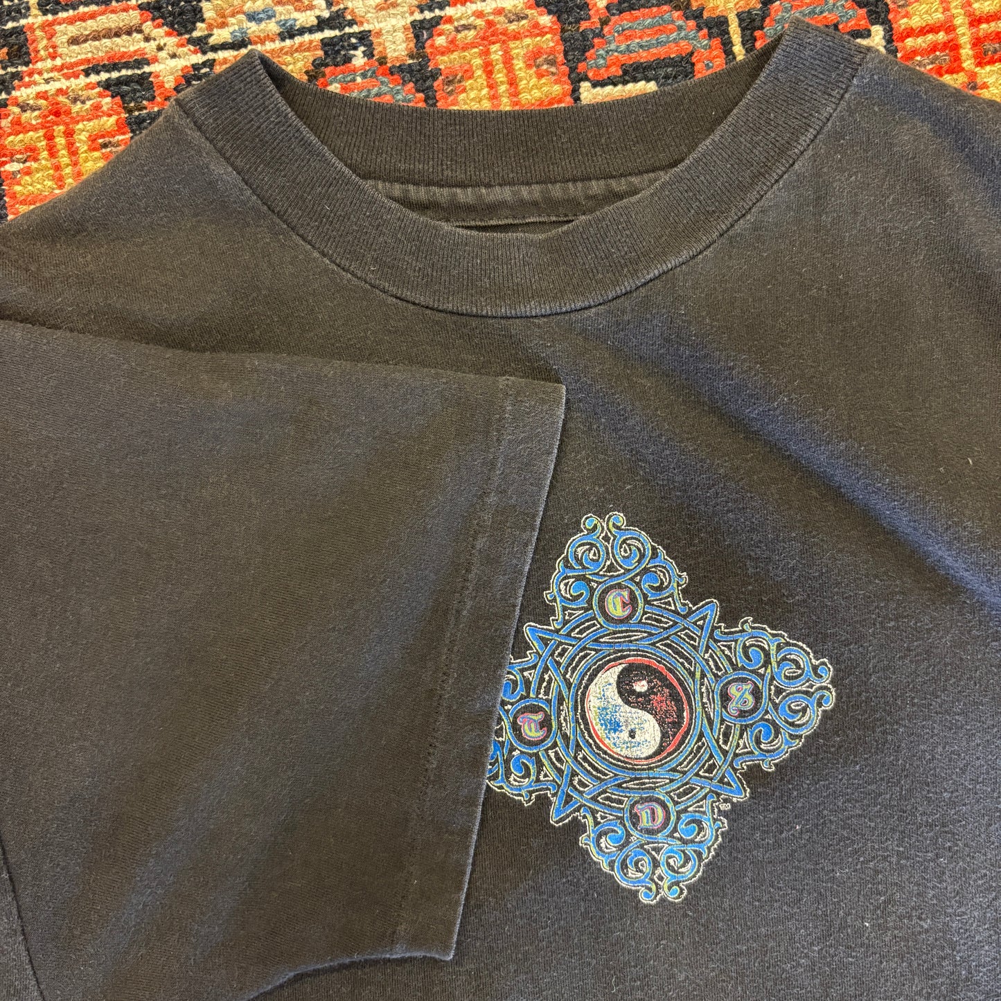 1990s Town and Country Yin Yang Surf Tee