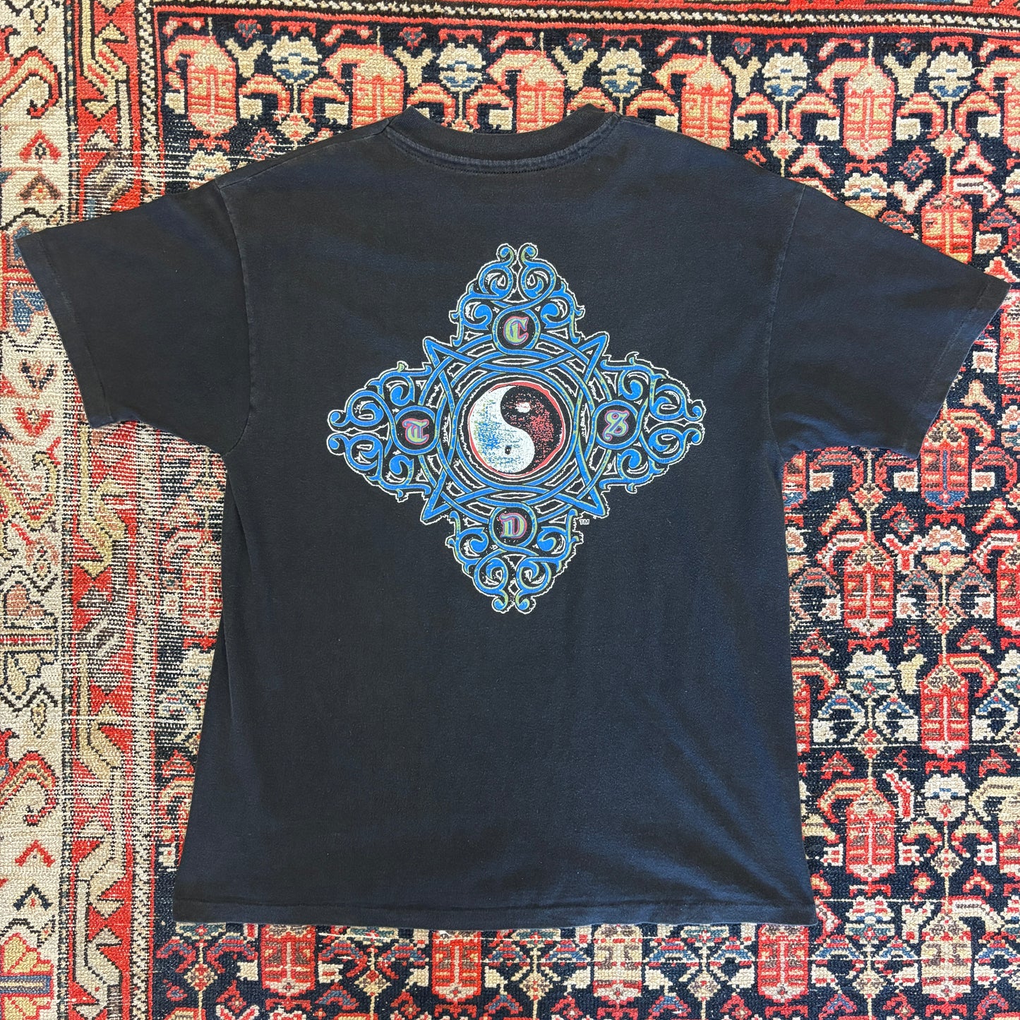1990s Town and Country Yin Yang Surf Tee