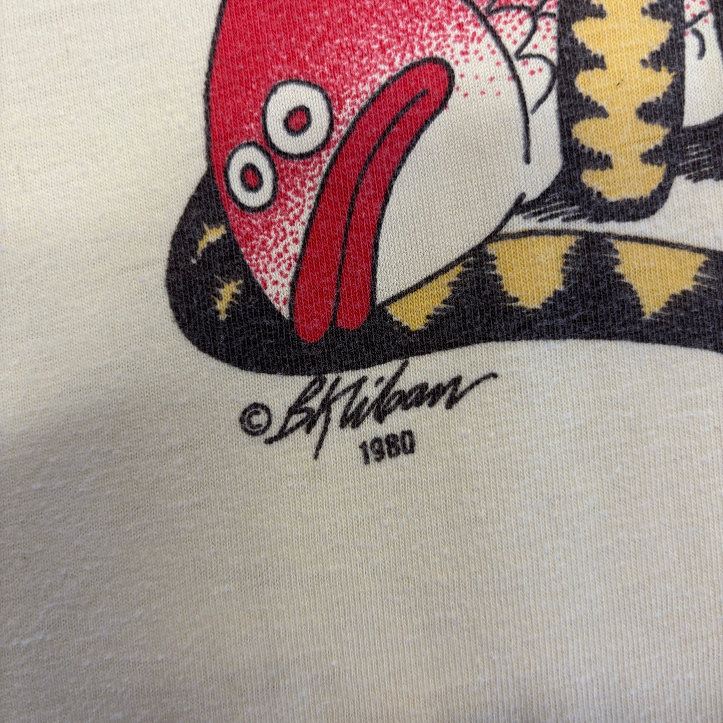 1980 BK Wilson Sashimi Cat Graphic Tee