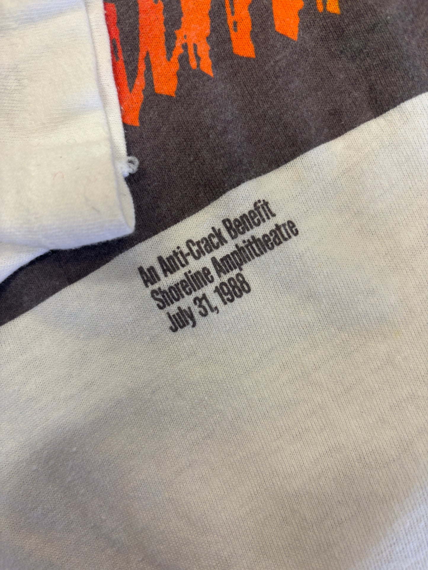 1988 Summer Jam Anti Crack Radio Concert Tee