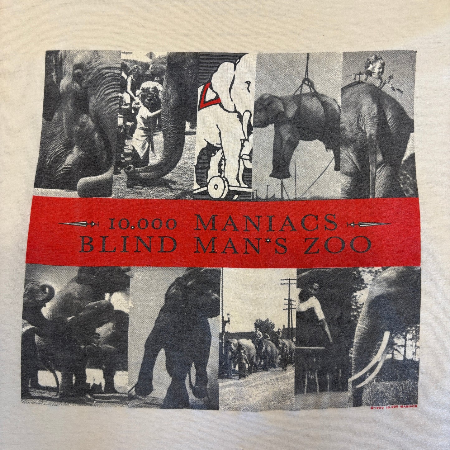 1989 10000 Maniacs Blind Mans Zoo Band Tee