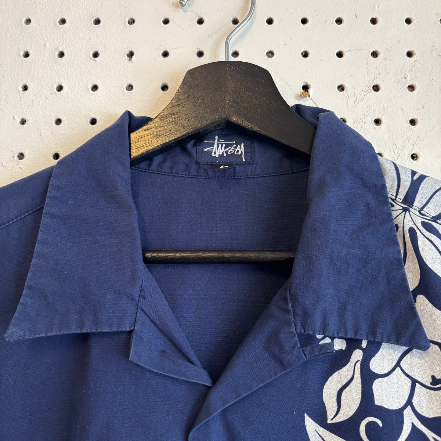 1990s Stussy Hawaiian Loop Collar Button Up