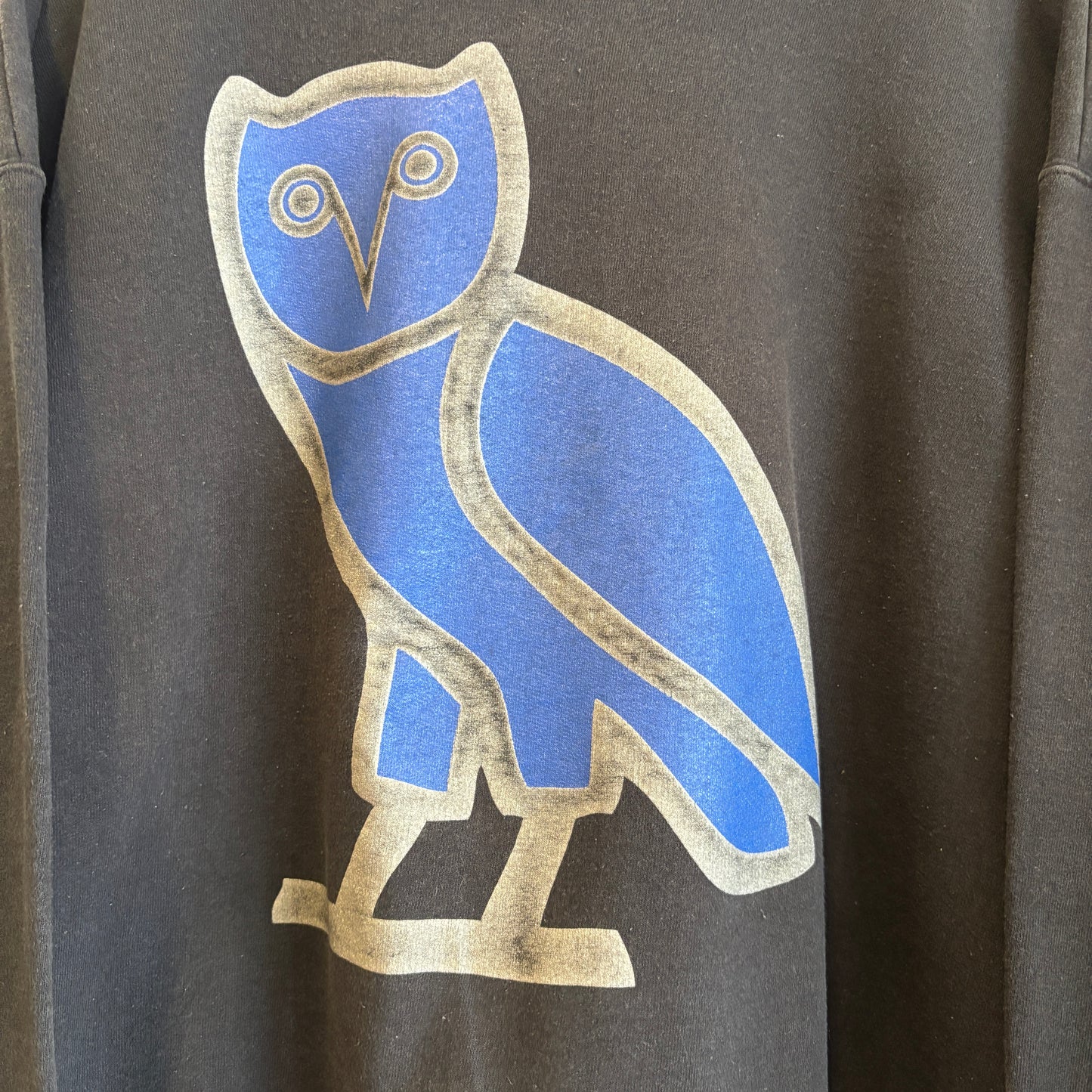 1990s Flaucy Fits Egyptian Hieroglyph Owl Crewneck