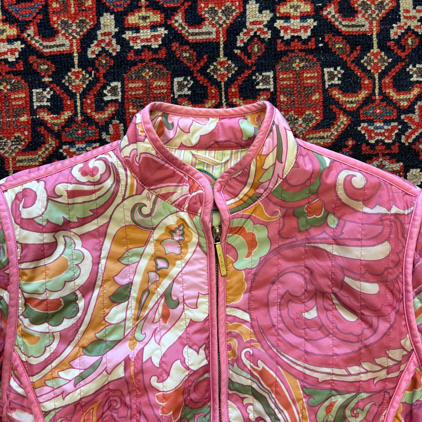 ETRO Milan Paisley Padded Cropped Blouson