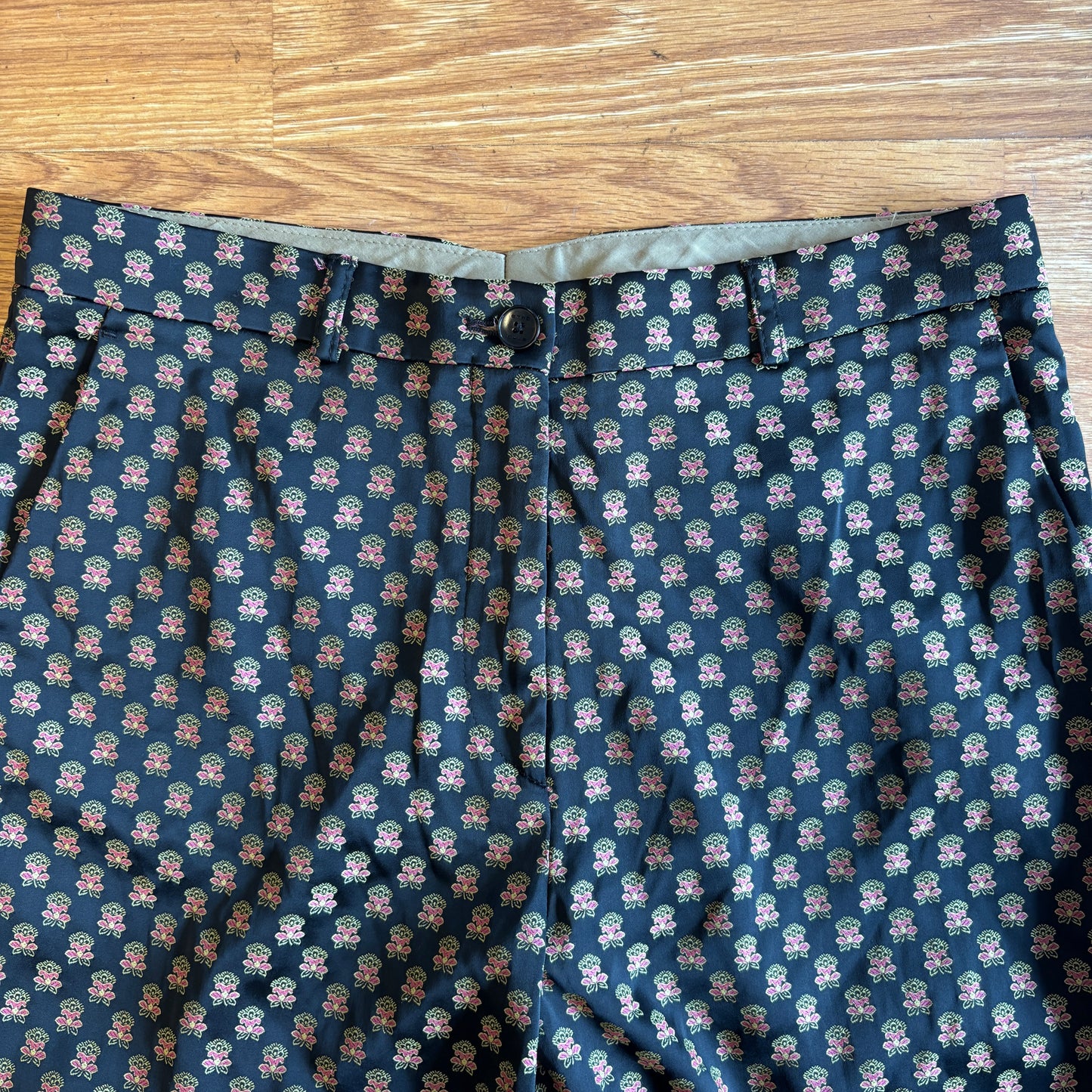 ETRO Milan Ornate Floral Patterned Trousers