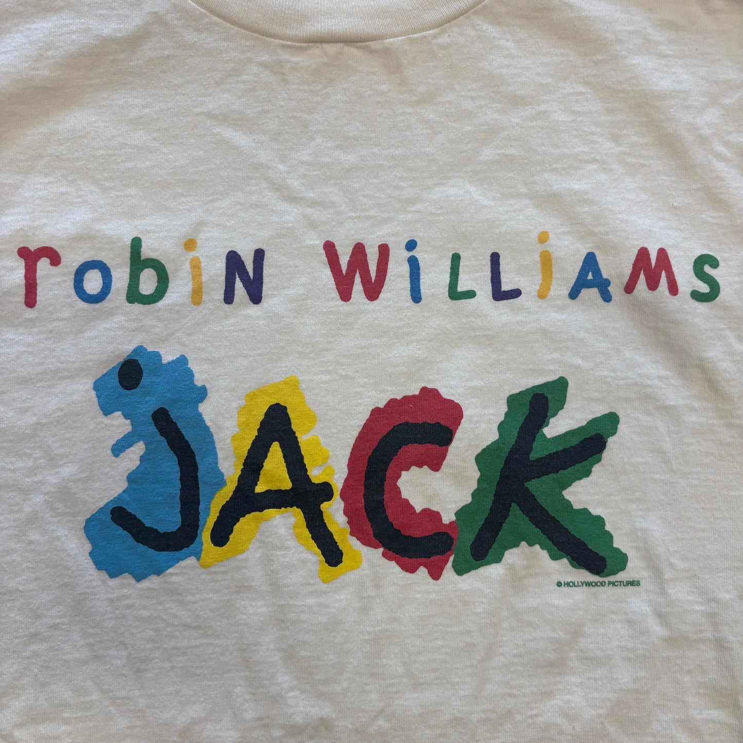 1990s Vintage Robin Williams Jack Movie Promo Tee