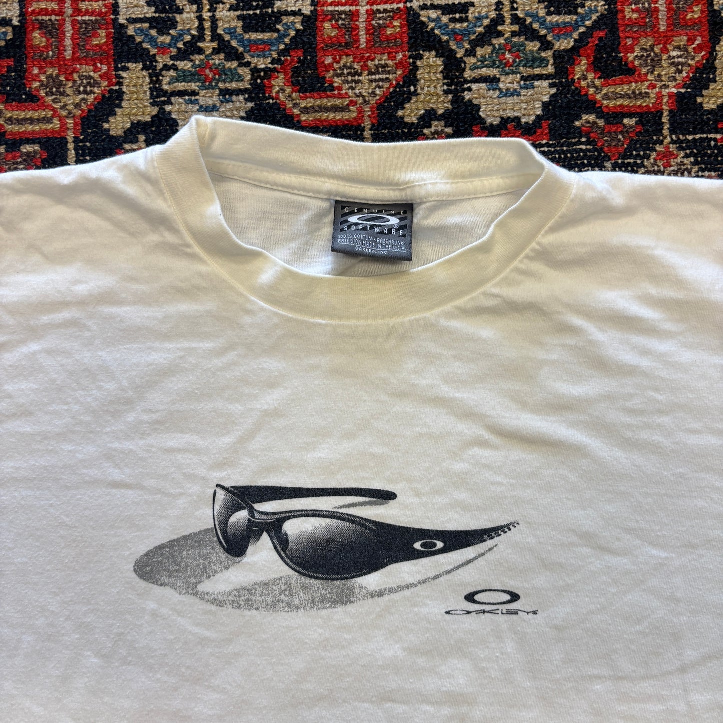 2000s Vintage Oakley Software Straight Jacket Glasses Tee