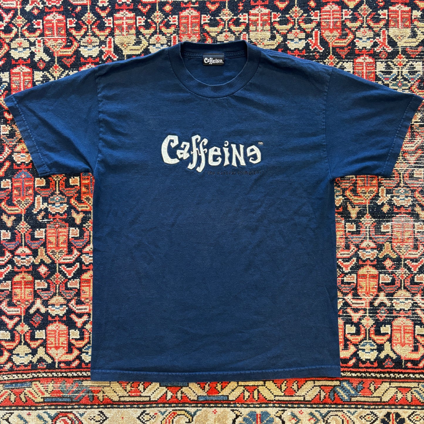 1990s Vintage Caffeine NYC Gel Graphic Tee