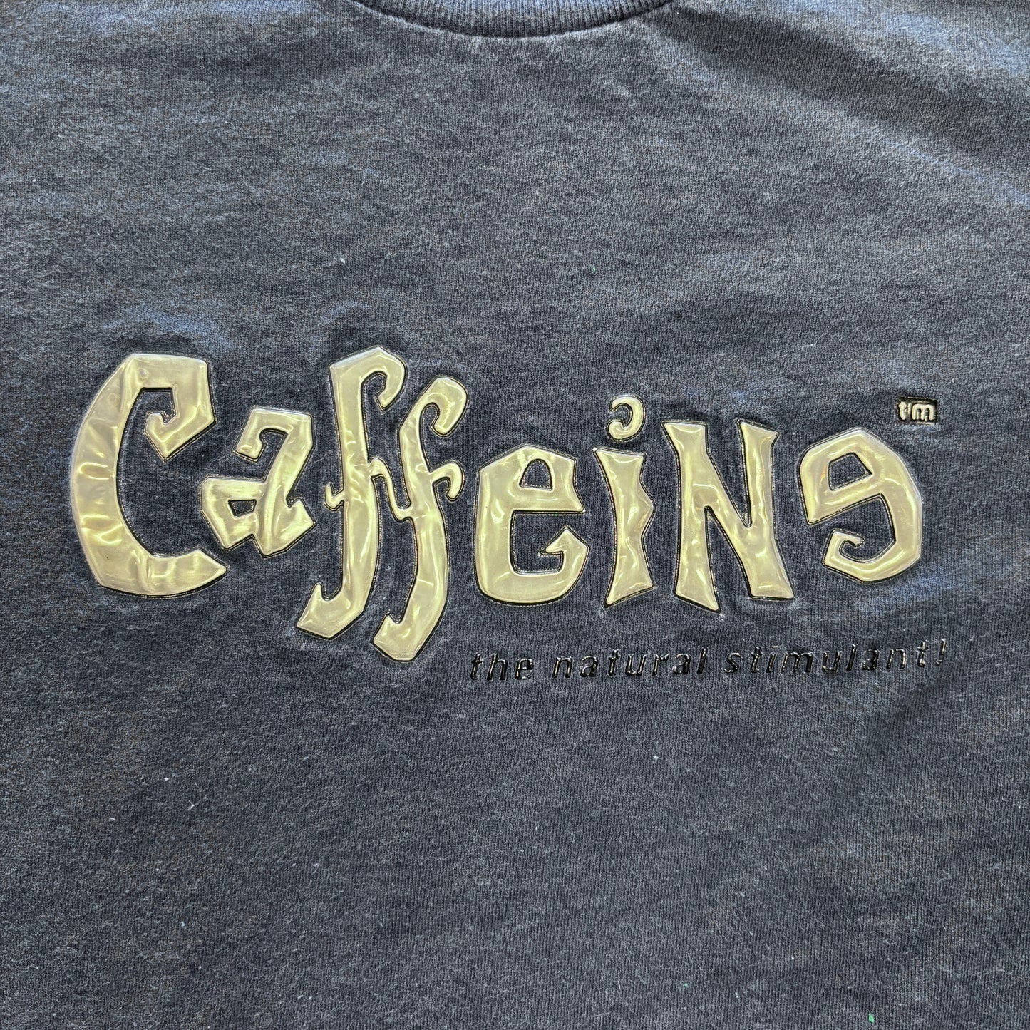 1990s Vintage Caffeine NYC Gel Graphic Tee