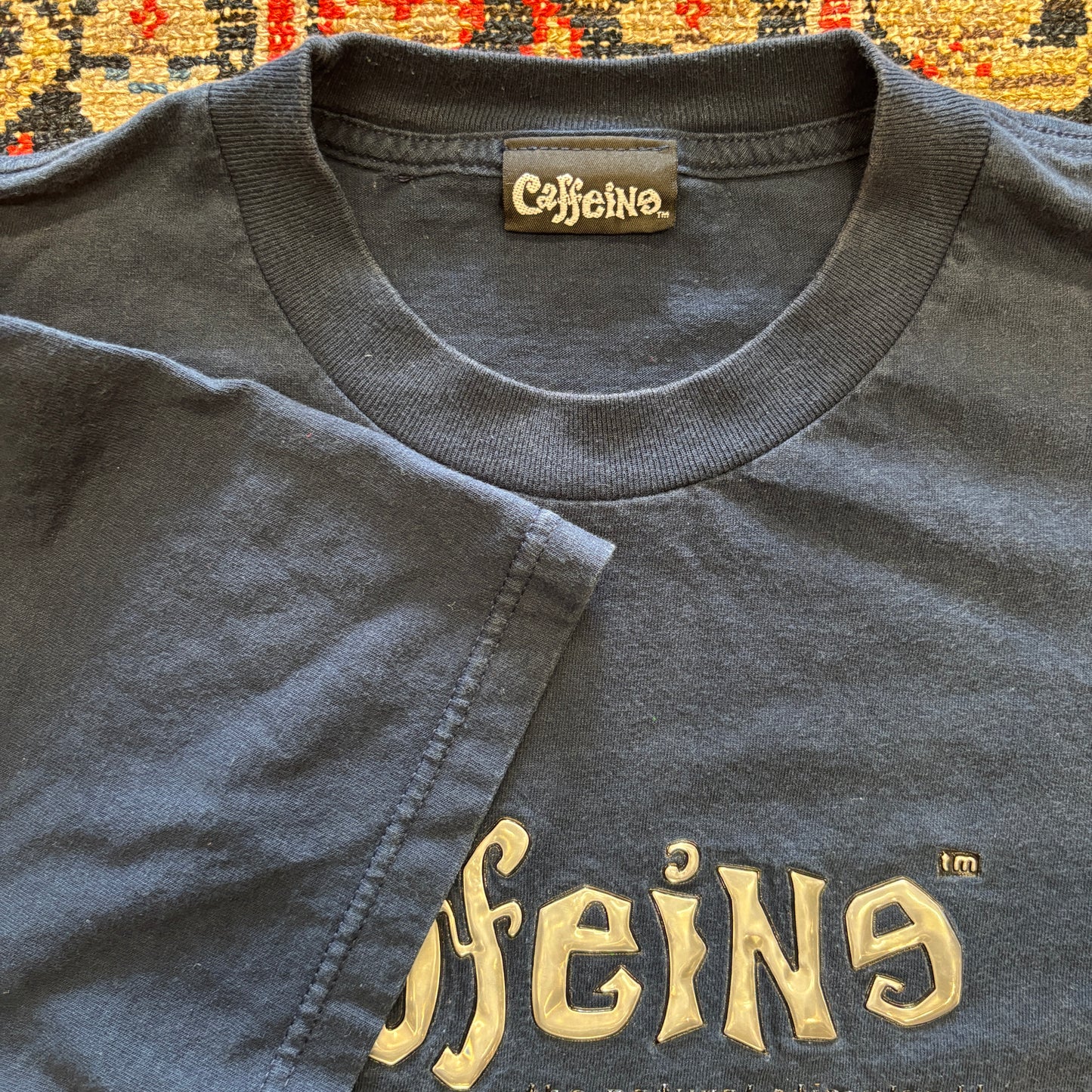 1990s Vintage Caffeine NYC Gel Graphic Tee
