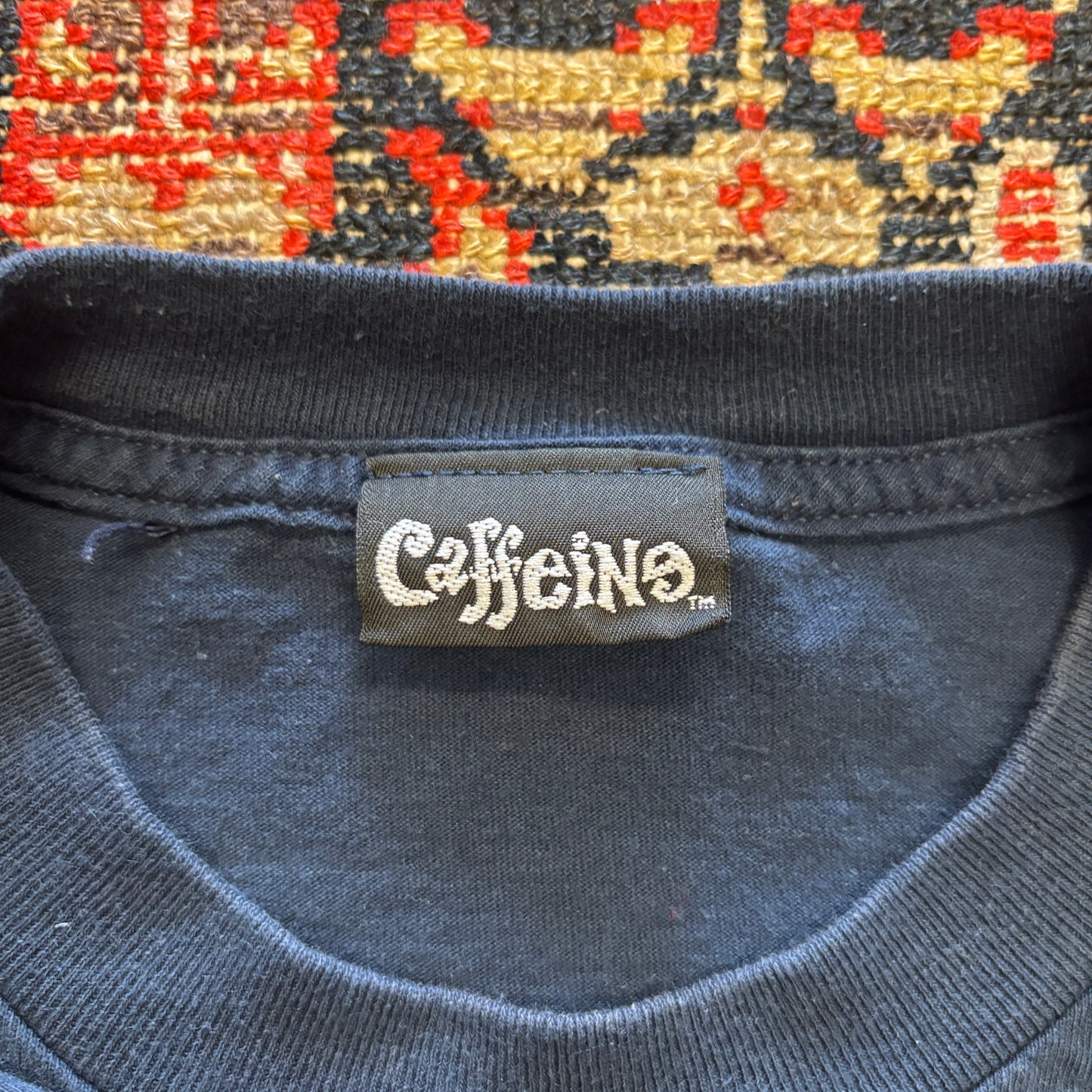 1990s Vintage Caffeine NYC Gel Graphic Tee