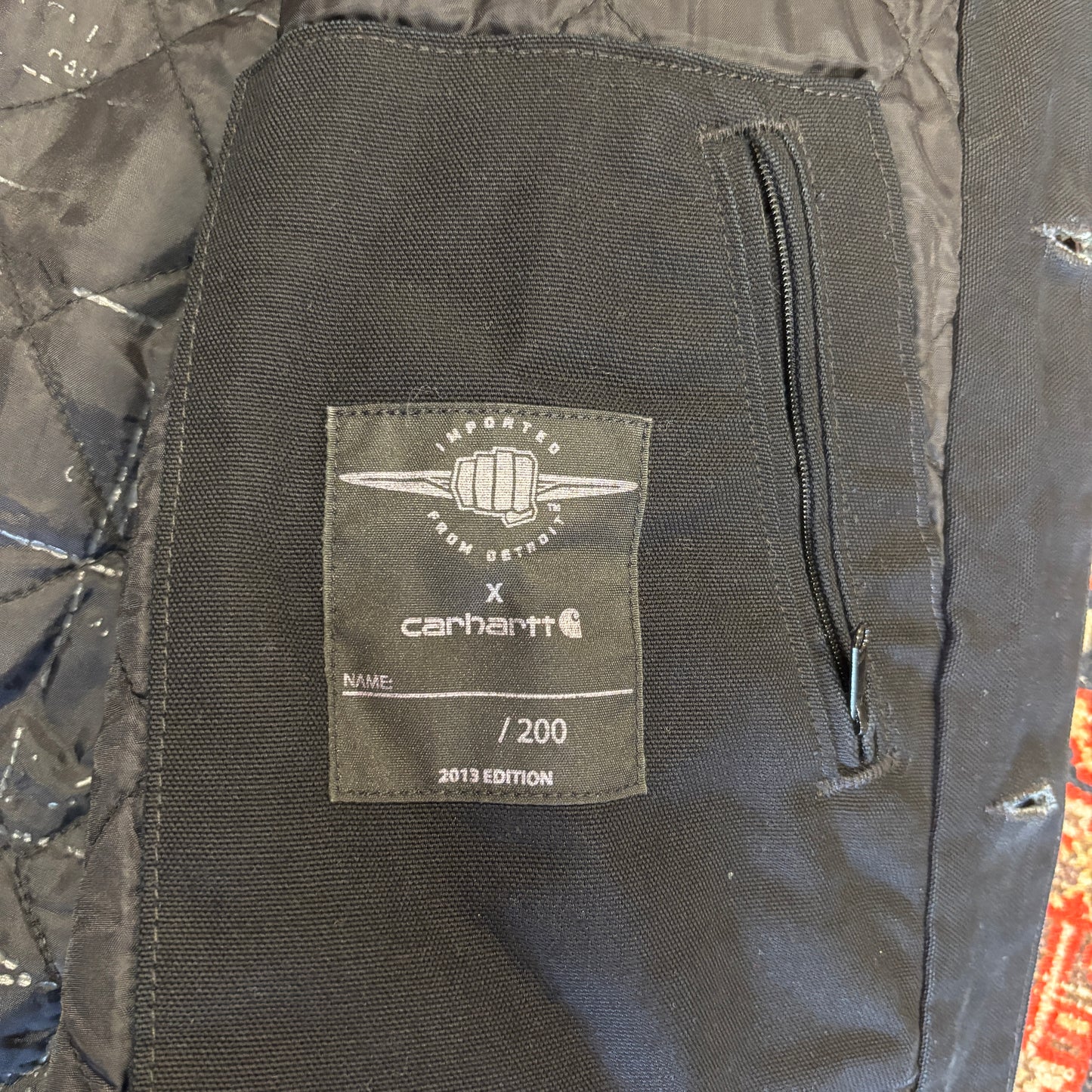 2013 Carhartt Imported From Detroit Limited Chore Coat
