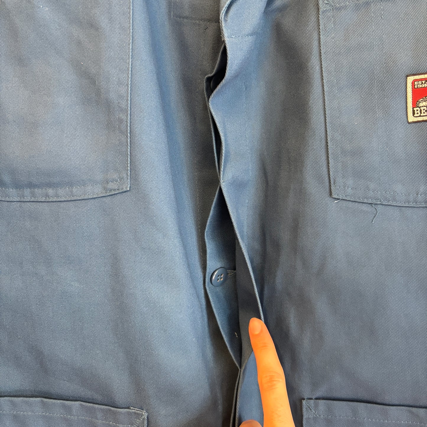 Vintage Ben Davis Knee Length Belted Chore Coat