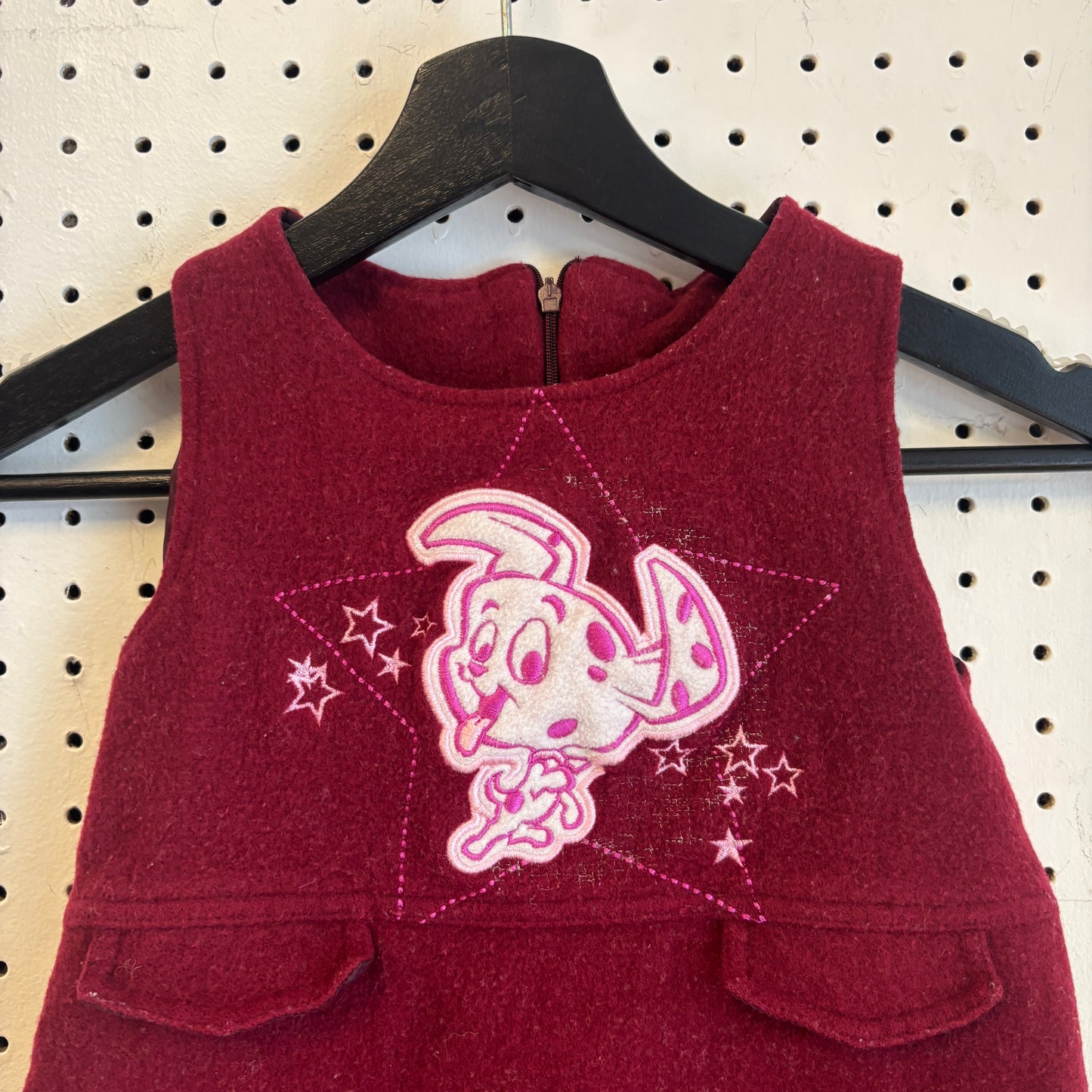 2000s Vintage Youth 101 Dalmations Wool Dress