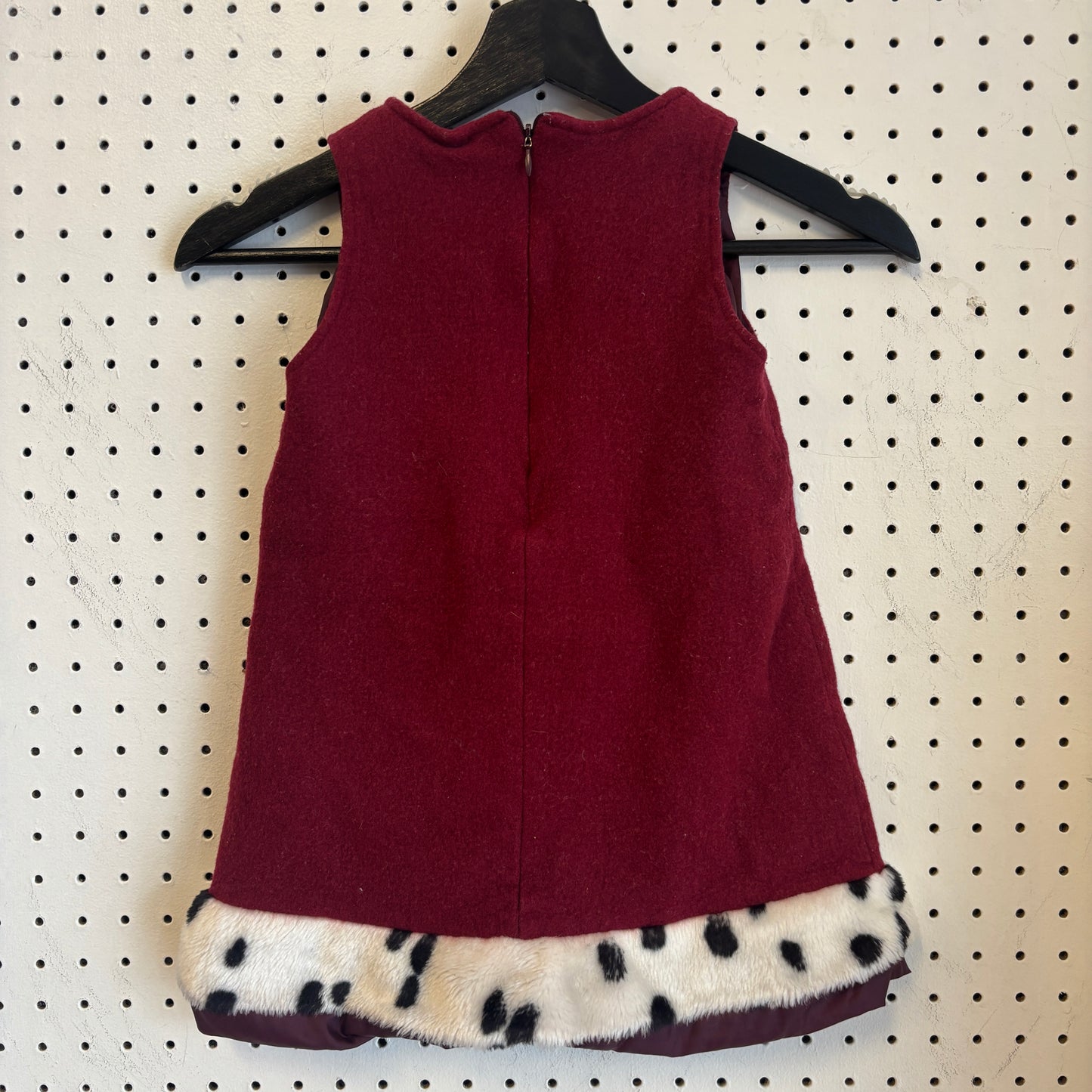 2000s Vintage Youth 101 Dalmations Wool Dress