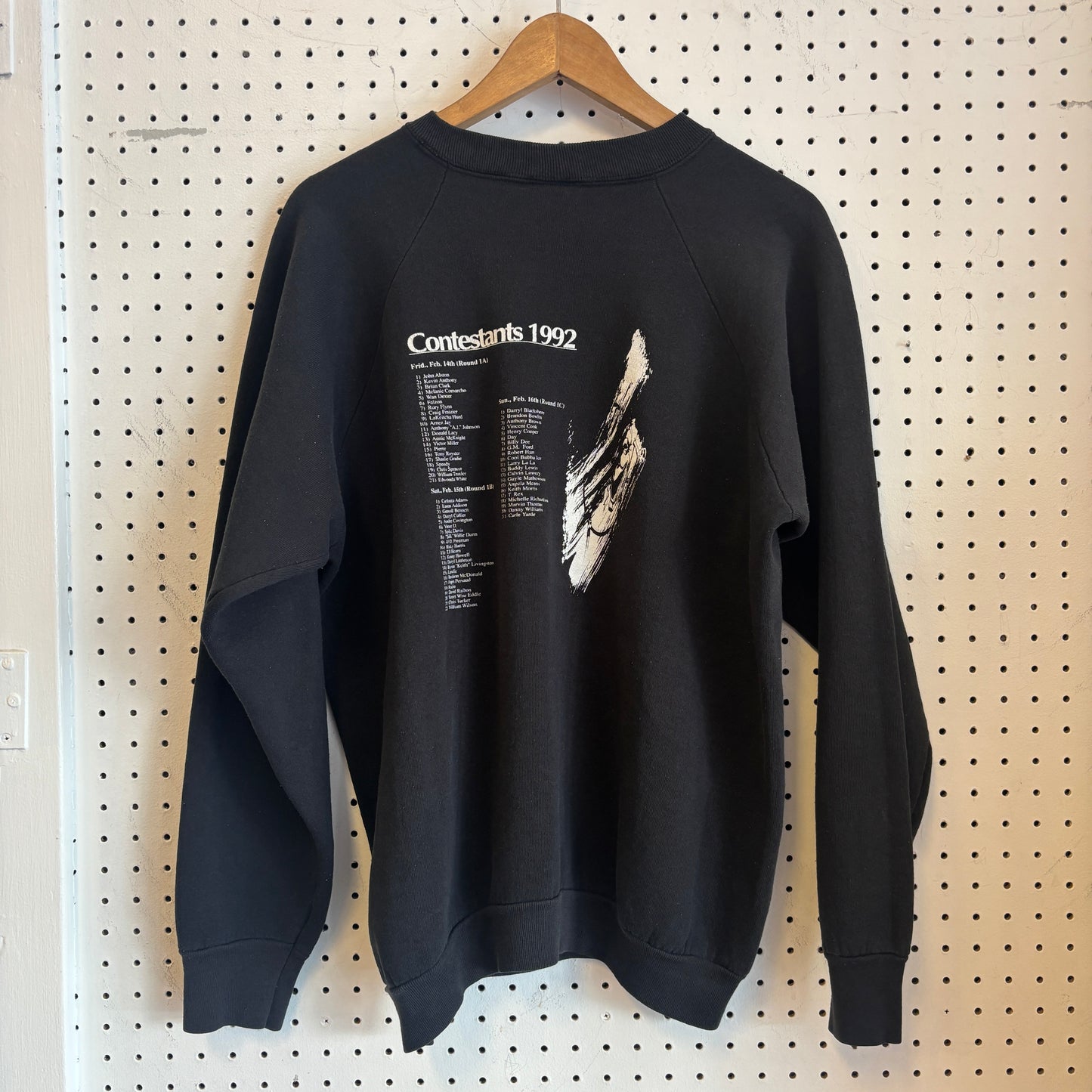 1990s Vintage Bay Area Black Comedy Competition Crewneck