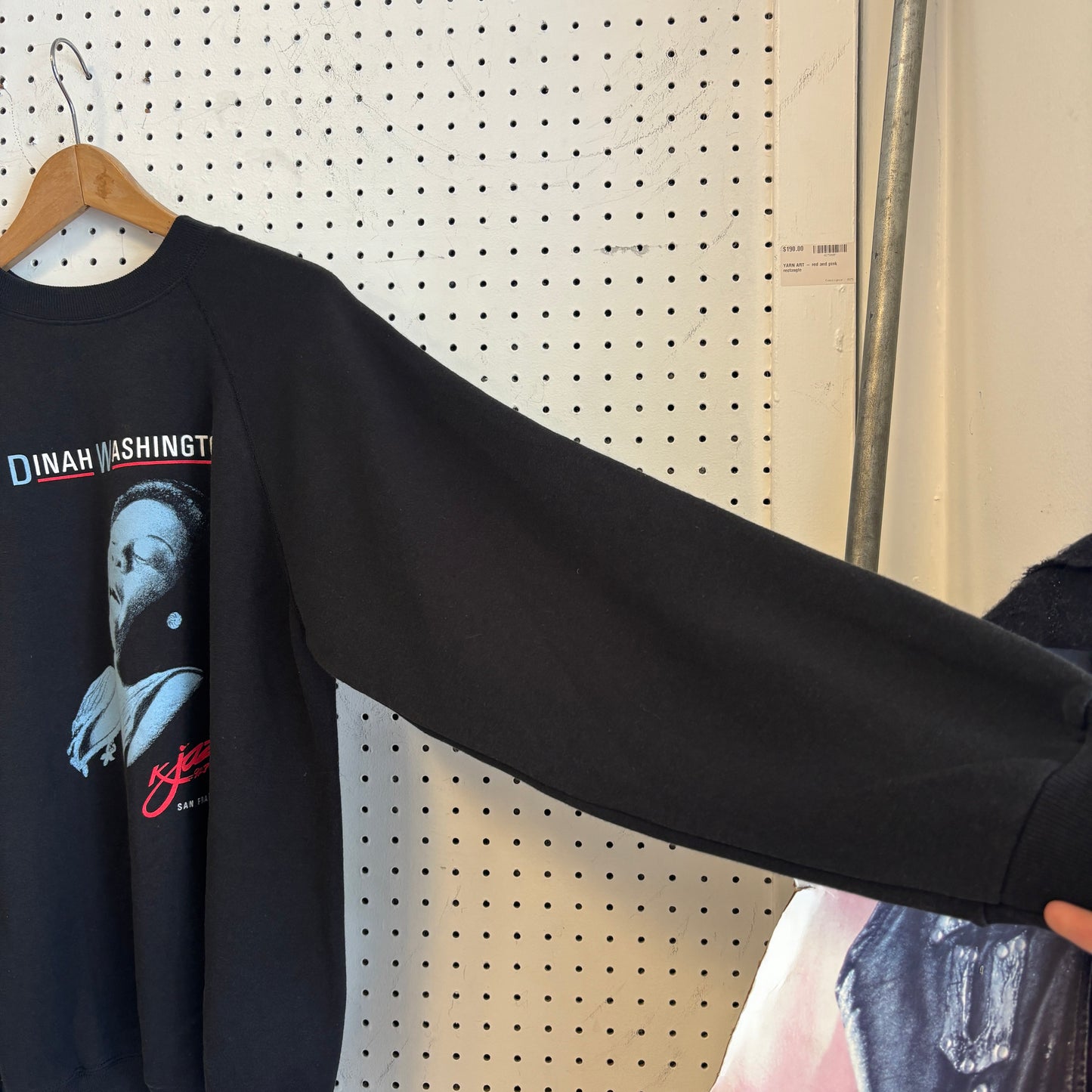 1990s Vintage Dinah Washington Jazz Radio Crewneck